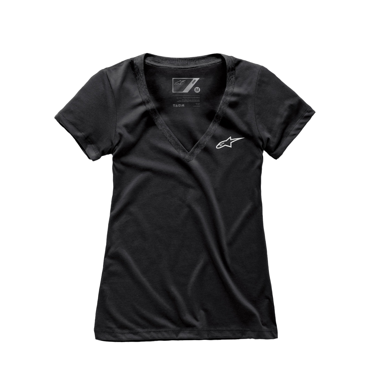 POLO ALPINESTARS MUJER AGELESS VNECK NEGRO